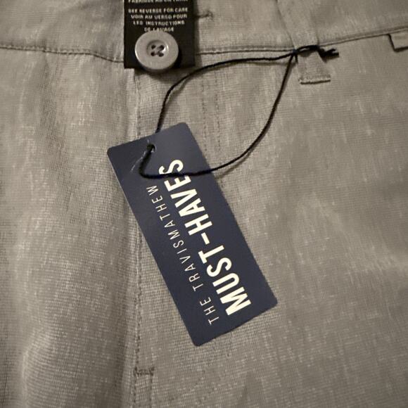 Travis Mathew Shorts Mens 33 Gray Performance Stretch Casual Beck 1mm208 - Picture 6 of 7